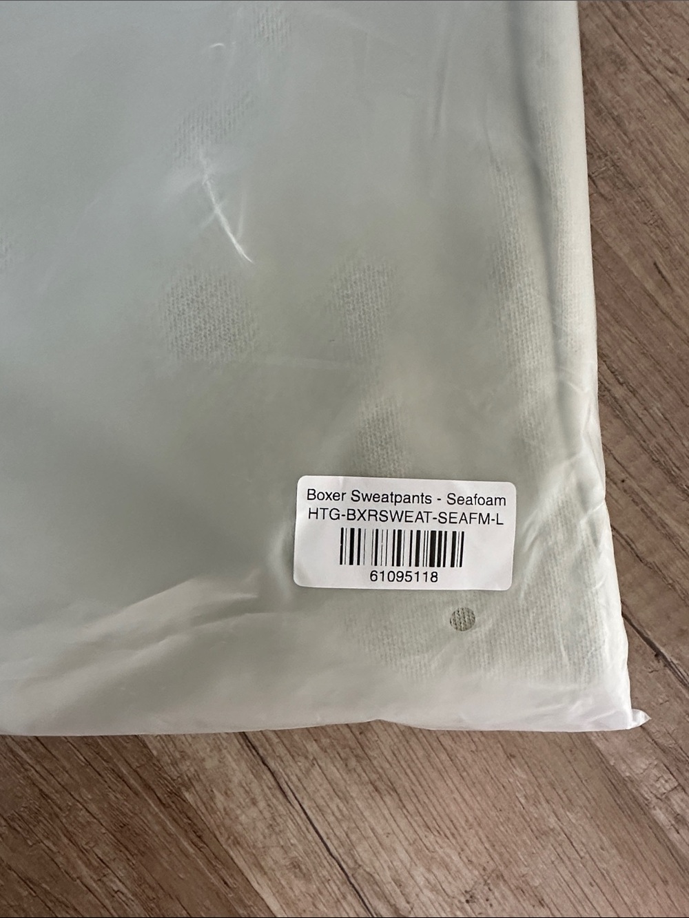PARKE Heritage Boxer Summerland Sweatpants in seafoam green size L - Picture 4 of 4